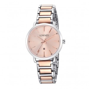 Lorenzo R-7126L-RTT-8 Silver Rosegold